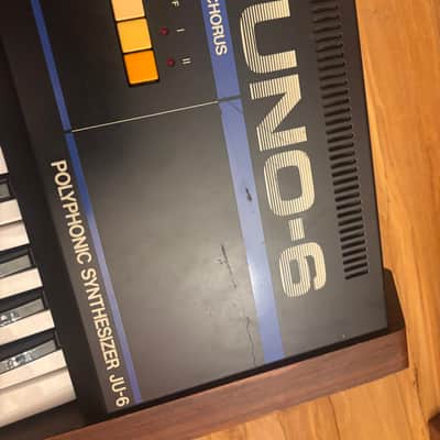 Roland Juno-6 61-Key Polyphonic Synthesizer 1982 - 1984 - Black image 4
