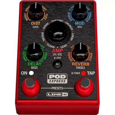 LINE 6 POD EXPRESS GUITAR Amp / Looper / FX Processor Stompbox USB-C Interface image 7