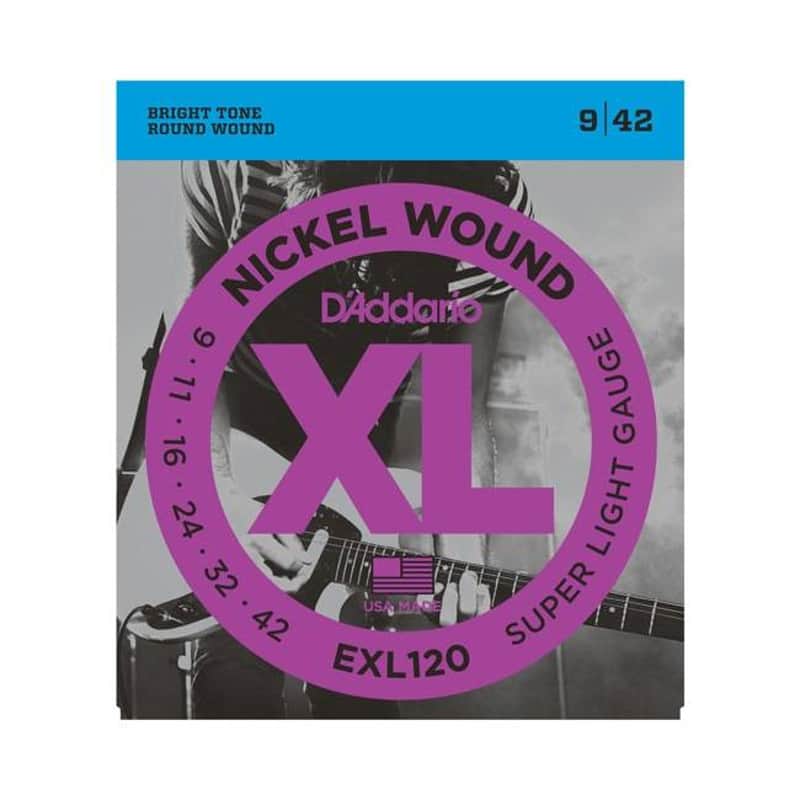 NEW D'Addario EXL120 Nickel Wound Electric Strings - Super Light - .009-.042 image 1
