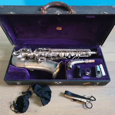 Conn Chu Berry 1925 Alto Sax - Silver-plated image 12