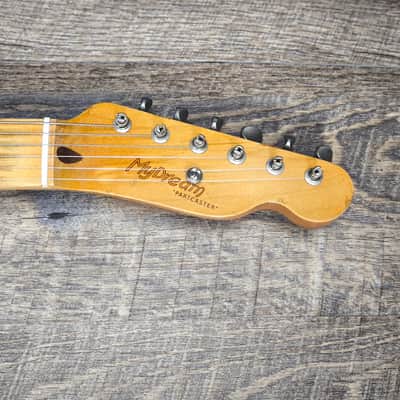 MyDream Partcaster Custom Built - Fiesta Red Relic'Art Bare Knuckles image 8