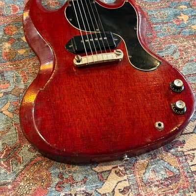 Early 1965 Gibson SG Junior - Cherry - Wide Nut image 10