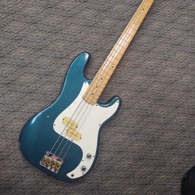 Hondo Deluxe Series 830 Bass 1980s Metallic Blue image 2
