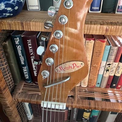 Melody Plus RD4V 1965 4 Pickup Sunburst Vintage Electric Guitar Teisco Kawai Guyatone image 5
