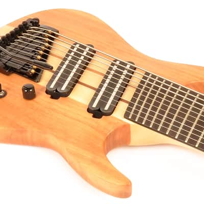 Agile 10 String Fan Fret Multi-Scale Elec Guitar Kahler Bridge Pendulum Elite 102730 EB CP Nat Mah image 6
