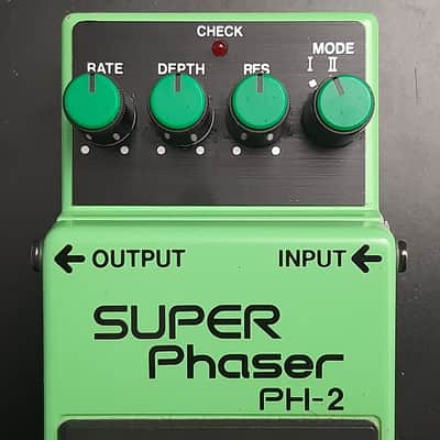 1984 - Made in Japan - Vintage Boss PH-2 Super Phaser (Black Label) 1980s 1984 - 1988 - Green image 10