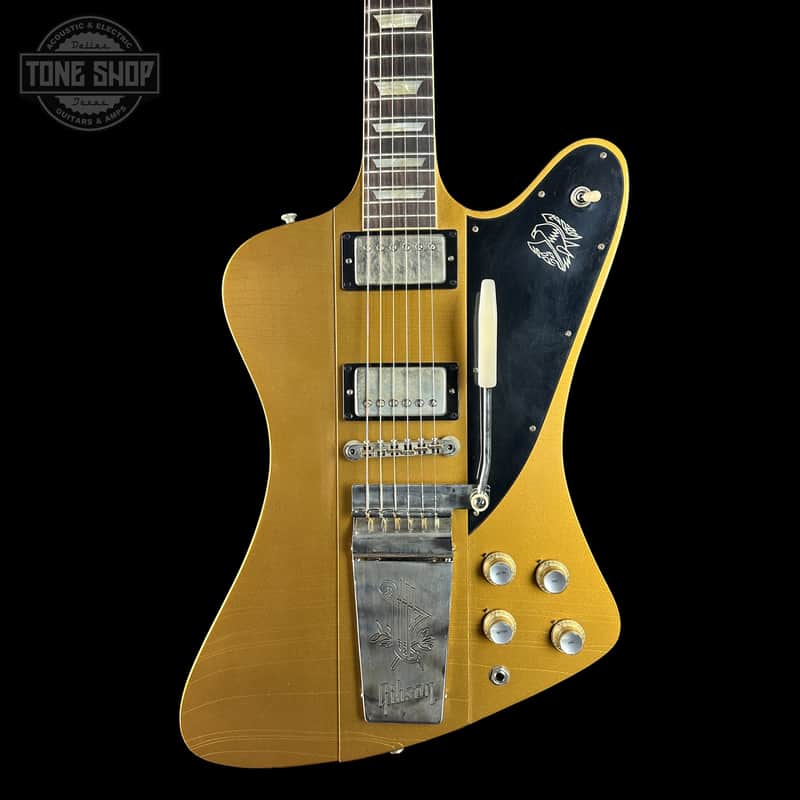 Gibson Custom Dealer Select 1963 Firebird V Double Gold Ultra Light Aged w/case 407683 image 1