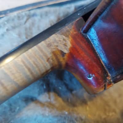 Antique Jacobus Stainer sized 4/4 violin, Austria 1695, Good, Repairs Needed image 9