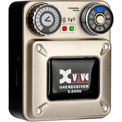 Xvive  U45 In-Ear Wireless Monitor System With Transmitter and 4 Receivers (5.8 GHz)  2025 - Gold image 13