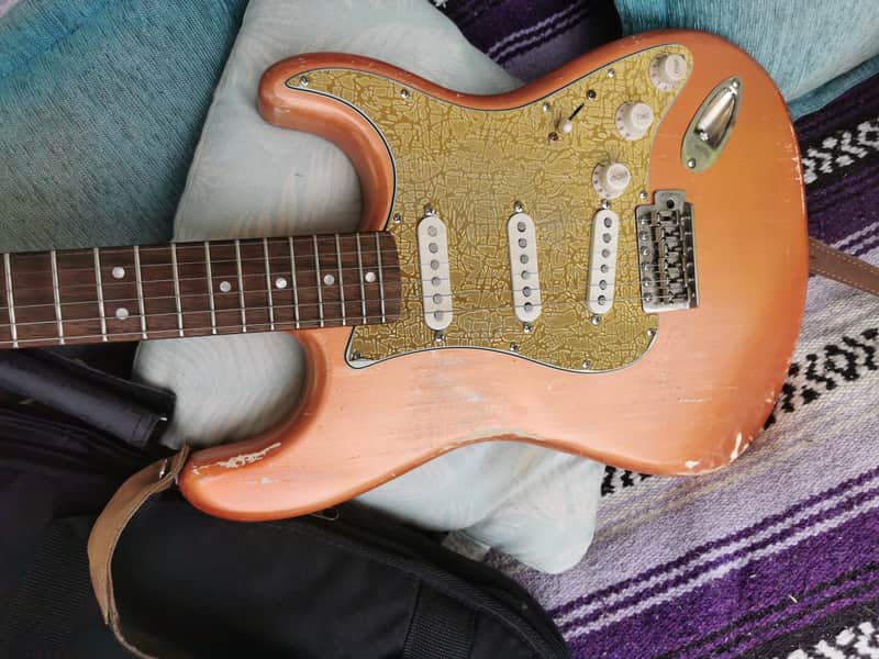 Gabe partscaster Stratocaster 2010 - Copper gold heavy relic image 1