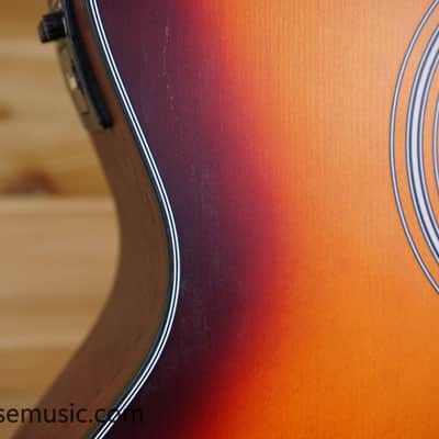 Ibanez PJ50E Open Pore - Vintage Amber Sunburst image 6