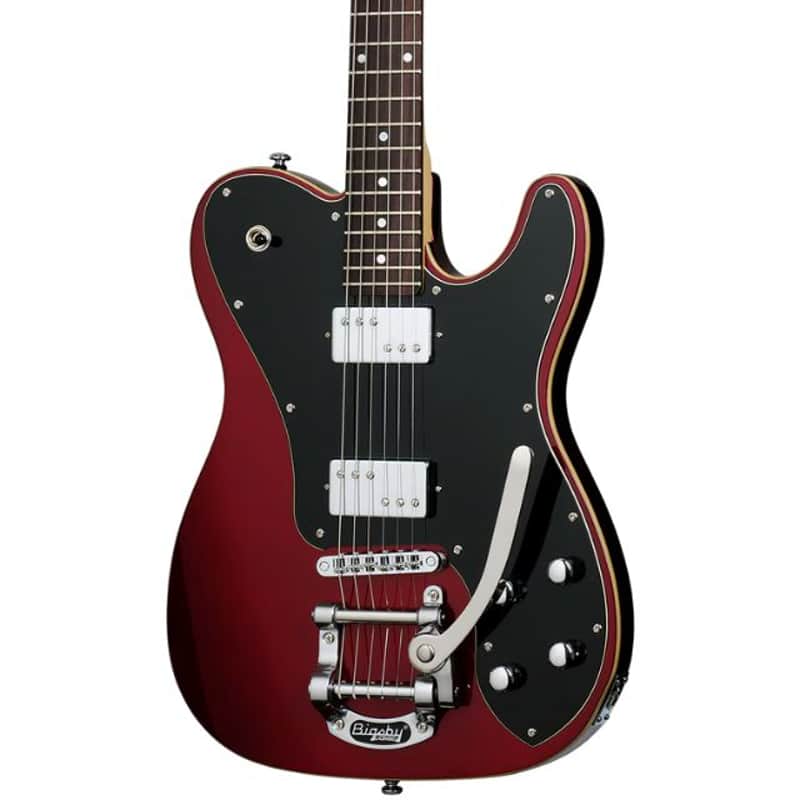 Schecter PT Fastback II B Electric Guitar Metallic Red image 1