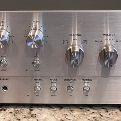 Onkyo A-5 Solid State Integrated Stereo Amplifier Silver-Serviced image 5