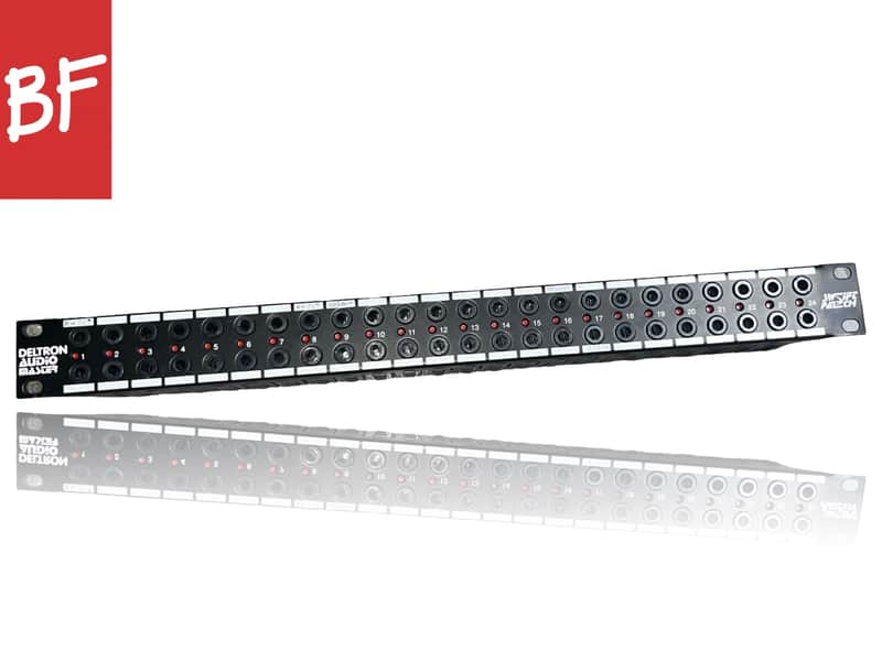 Deltron Audio Master Swift Patch 24pt 1/4" Patchbay image 1