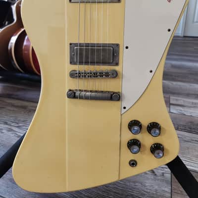 Gibson Firebird V 1990 - White - Originally Owned by Jeff Leary of the Butthole Surfers image 2