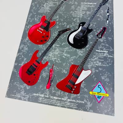 Gibson "The Legend Lives On – 90s Series" Flyer 1989 image 2
