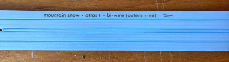 Mountain Snow Atlas 1 bi-wire speaker cable - - Ribbon image 1