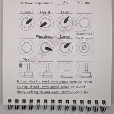 The Tone Ledger - Keep Track of Your Amp and Pedal Tones Worry-Free (Great Gift for Guitar, Bass, Keyboard Users) image 4