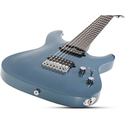 Schecter Aaron Marshall Signature 7-Strings - Macassar Ebony Fingerboard, Cobalt Slate image 2