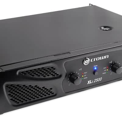 Crown Pro Audio XLi2500 1500 Watt 2 Channel DJ/PA Power Amplifier Amp XLI 2500 image 3