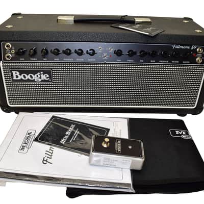 Mesa/Boogie Fillmore 50 50-Watt 2-Channel Tube Guitar Amp Head w/ Cover & Footswitch