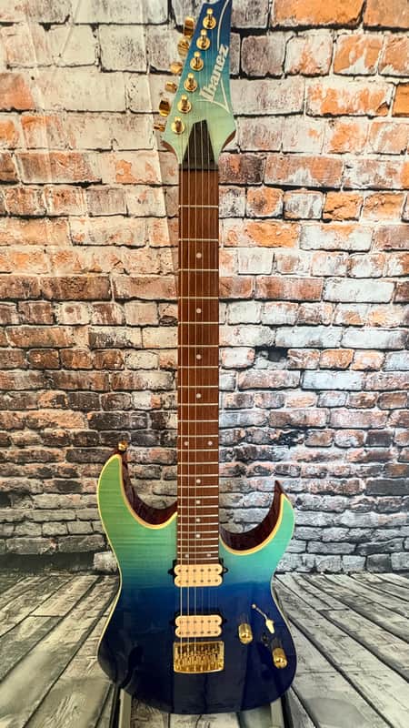 Ibanez RG421HPFM-BRG Standard 2020 - Present - Blue Reef Gradation image 1