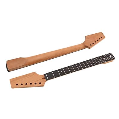 Roasted Electric Guitar Neck, Rosewood Fingerboard,Half Paddle Headstock 22 Frets, 9.5" image 3