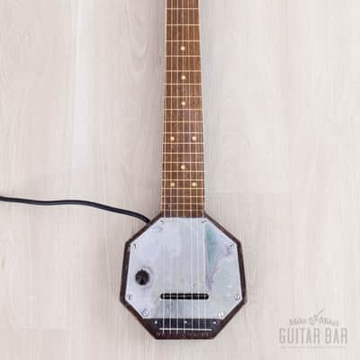 1930s AudioVox 7-String "Frying Pan" Vintage Lap Steel w/ Case, Seattle-Made, Paul Tutmarc image 2