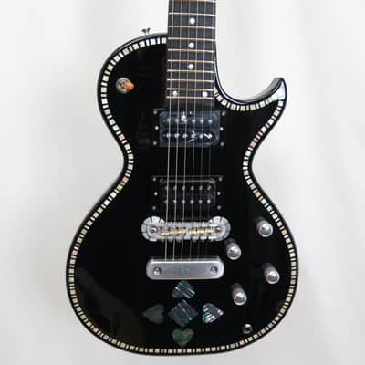 Zemaitis SUJ-101-LTD13 Black Superior Heart w/OHSC image 1