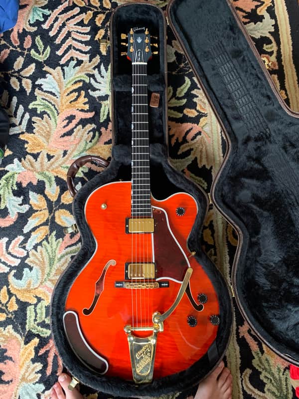 Gibson  Country Gentleman 2003 Orange Sunrise image 1