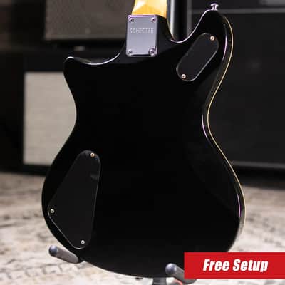 Immagine Schecter Diamond Series Tempest Electric Guitar - Black with Gig Bag - Used - 2