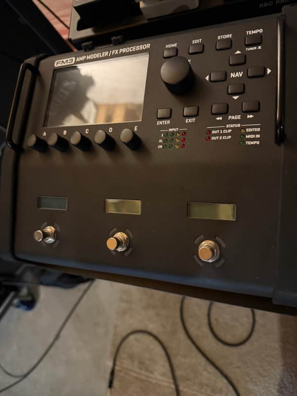 Fractal Audio FM3 Amp Modeler / FX Processor 2020 - 2022 - Black image 1