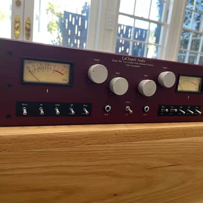 LaChapell Audio 992EG 2-Channel Tube Mic Preamp with Extended Gain 2010s - Red image 4