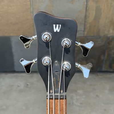 Used Warwick Pro Series Corvette Bubinga 4 Passive 4 String Bass with Gig Bag image 6