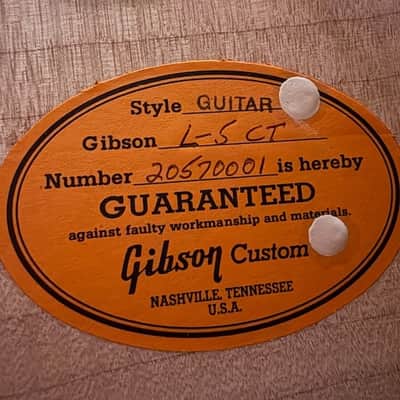 Gibson L-5CT Thinline 2000 - Cherry Tomato Red w/stunning Flamey Maple back & sides ! image 13