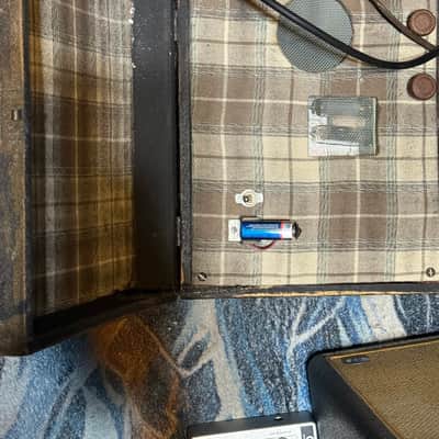 Unbranded Cigar Box Amp - Ruff looking gold and brown image 4