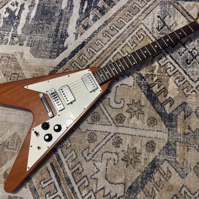 Gibson Rare Vintage 1974 Flying V Stop Bar Tailpiece Triangle Knob Layout 1970's image 4