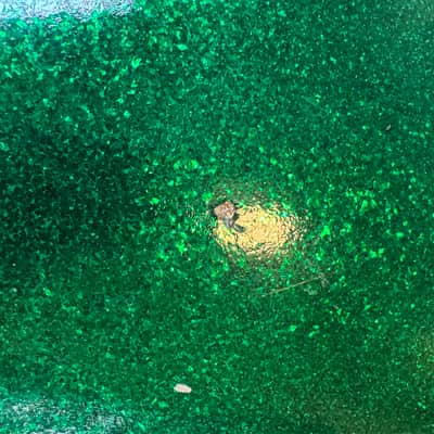 Slingerland Floor Tom 1960-1970 - Green Sparkle image 4