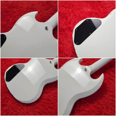 Burny RSG-60 '63 Revival Series - SG Standard - 1988 - White - Original VH-3 Pickups - Made In Japan MIJ image 12