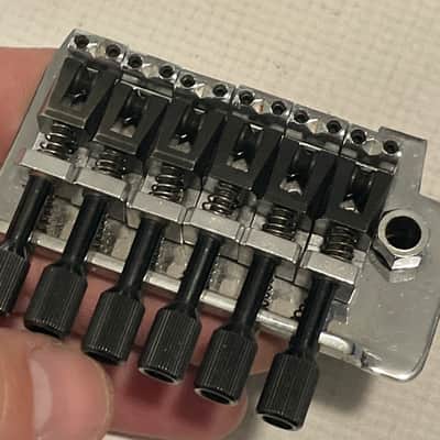1980's Korean Ibanez RG250 Series Guitar Powerocker DX Power Rocker Black Factory Tremolo Bridge Set image 14