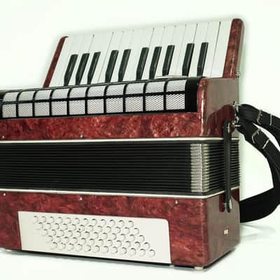 Russian Lightweight Piano Accordion 60 Bass Yunost for Beginners Children Kids, New Straps, Small Concertina Musicales for Study, 2550 image 5