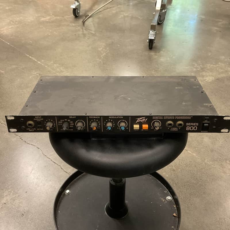 Peavey DEP-800 Digital Effects Processor Series 800 Detail Cleaned Tested Sounds Great image 1
