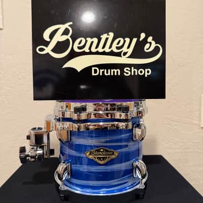 TAMA WBST8A-LOR Starclassic Walnut/Birch 7x8" Rack Tom in Ocean Blue Ripple Lacquer image 1