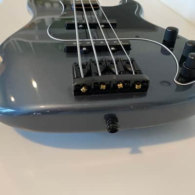 Warmoth P Body with JJ Pickups 2021 Charcoal Frost Metallic image 12