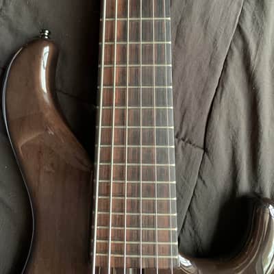 Muckelroy HMC 6 String Custom 2020 - Gloss black body and satin neck, lightweight, neck through image 9