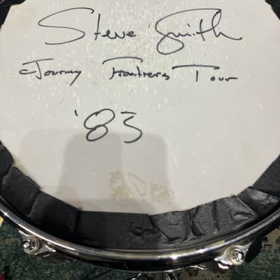 Steve Smith's Journey, David Frangioni Collection, Slingerland "Jamo Special"- 5.5x14" Radio King. SIGNED! #073. (DF2 Sling #1) image 7
