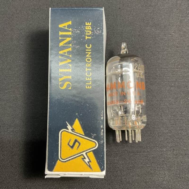 SYLVANIA (LABELED HAMMOND) 12AU7A AUDIO VACUUM TUBE TESTED VINTAGE 8.10351.C image 1