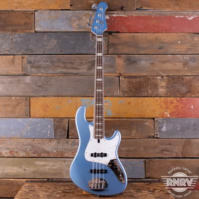Lakland Skyline DJ-4 Darryl Jones Signature 4-String with Rosewood Fretboard 2002 - 2018 - Lake Placid Blue image 3