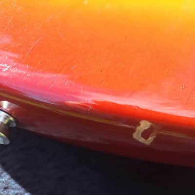 All Original Vintage Fullerton Era 4-bolt 1983 / 1984 Fender American Standard Jazz Bass, Dan Smith, AVRI, Sienna Burst Ash, OHSC image 15