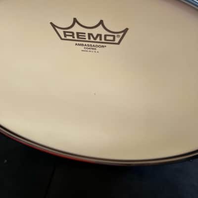 Pork Pie 6.5" x 14" Walnut Maple Ash Snare Drum - Ginger Glass Glitter image 5